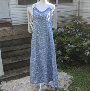 Simply Southern Blue and White Patterned Maxi Dress